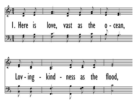 ceap hymn lyrics|Here Is Love Vast As the Ocean .